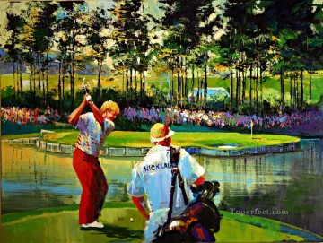 Sport Painting - Nicklaus sport impressionist